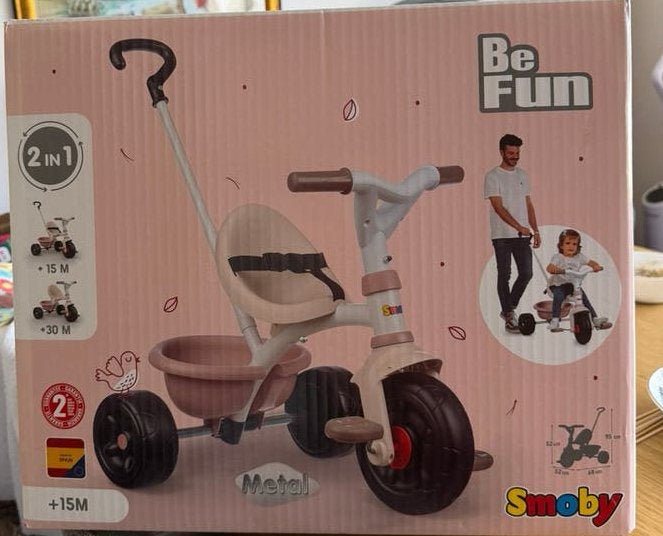 Nieuw 3 in 1 Driewieler smoby, Fietsen en Brommers, Fietsen | Driewielers, Ophalen, Nieuw