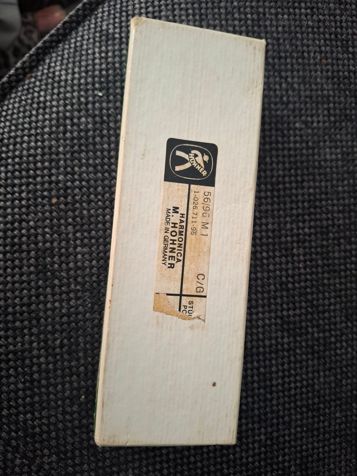 Vintage M. Hohner Echo Mondharmonica met doosje, Ophalen of Verzenden