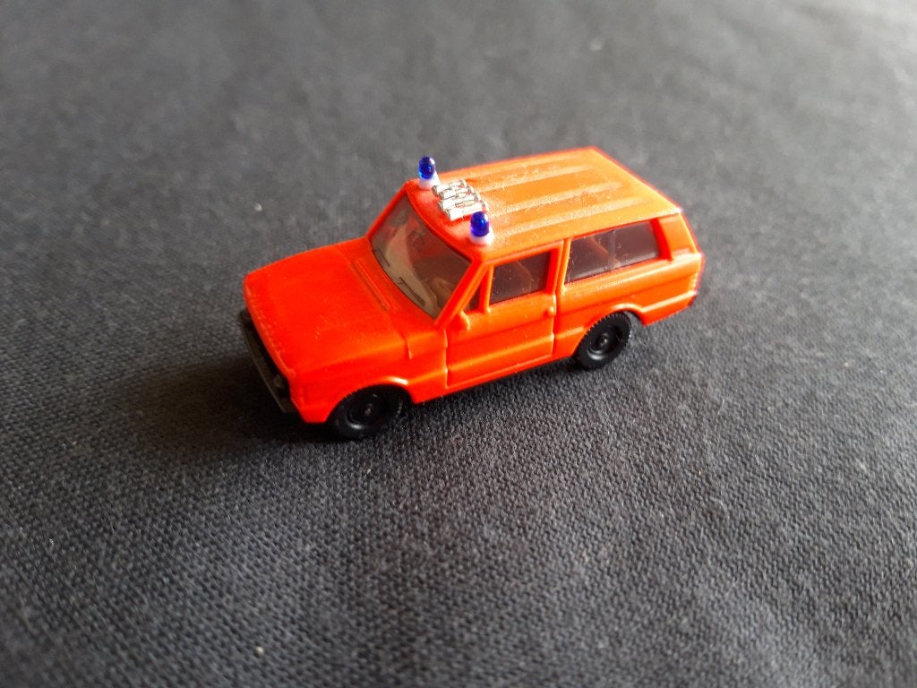 Range Rover brandweer ( signaalkleur) Herpa H0, Ophalen of Verzenden, Zo goed als nieuw, Auto, Herpa