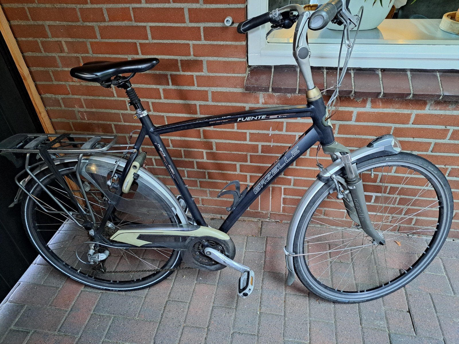 Gazelle Fuente Xtra herenfiets | 61 cm | Opknapper, Ophalen, Gebruikt, Versnellingen, 61 tot 65 cm
