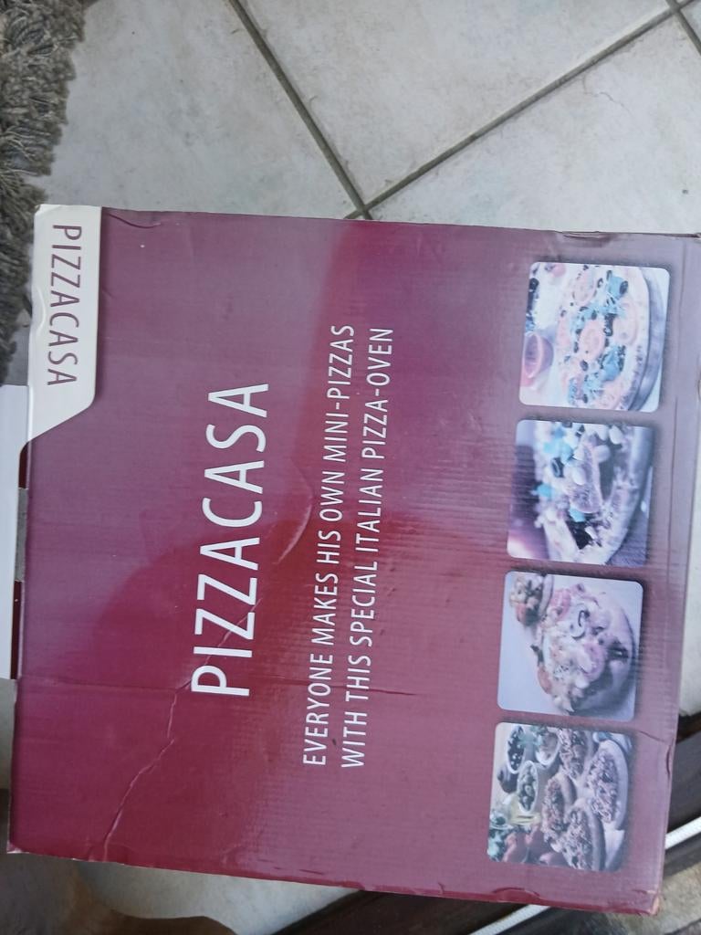 Pizzacasa Mini Pizza Oven - Italiaanse Pizza's Thuis, Ophalen, Zo goed als nieuw, Pizzacasa
