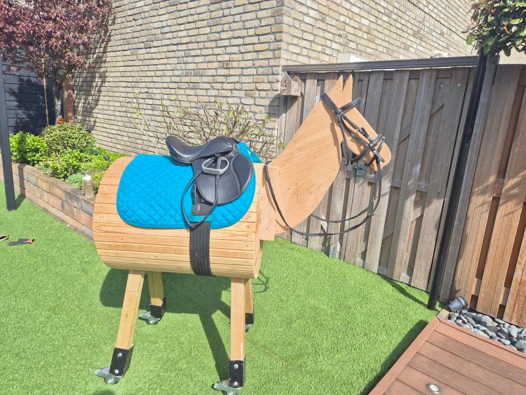 houten paard, Ophalen