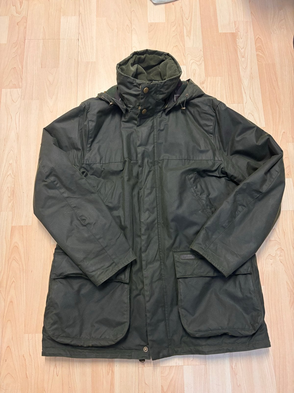 Barbour Bleaberry Wax Jacket - Maat XL, Kleding | Heren, Ophalen of Verzenden, Gedragen, Maat 56/58 (XL), Groen