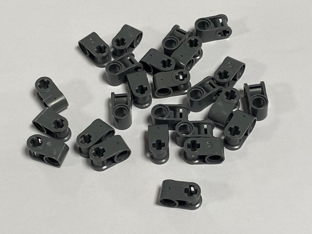 Partij Lego 25x haakse Axle en Pin connector diverse kleuren, Overige thema's, Lego, Nieuw, Ophalen of Verzenden