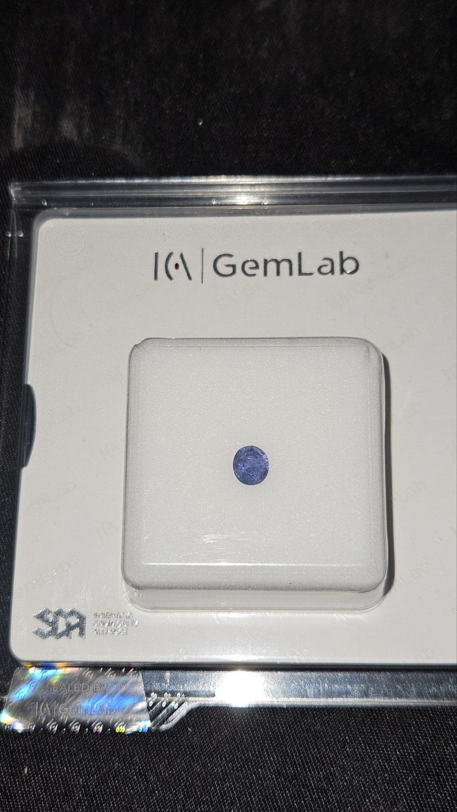 Natuurlijke Blauwe Saffier 1.21 ct met Certificaat, Ophalen of Verzenden