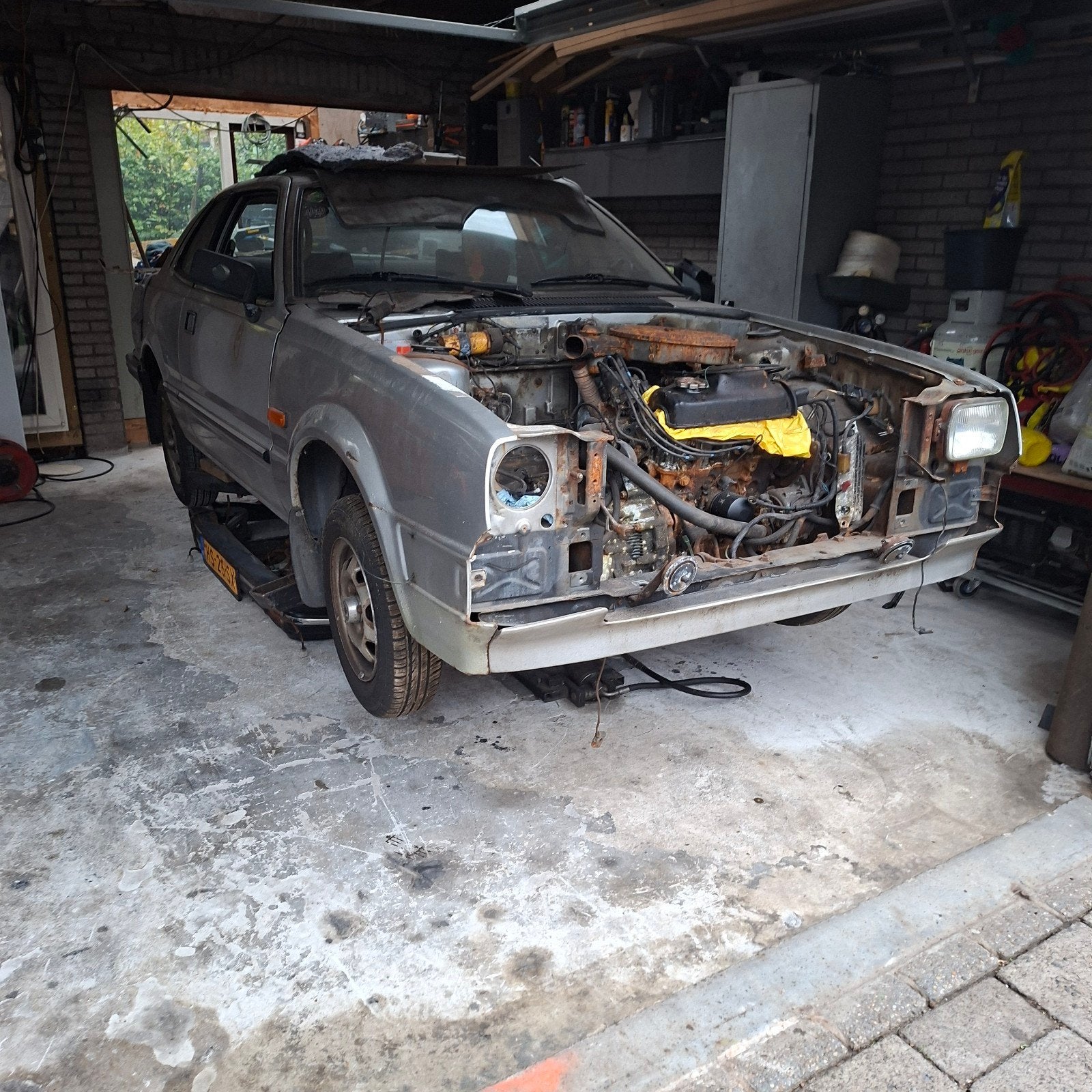 Honda Prelude 1.6 Semi-aut 1982 Grijs, Auto's, 1600 cc, Origineel Nederlands, Particulier, 906 kg