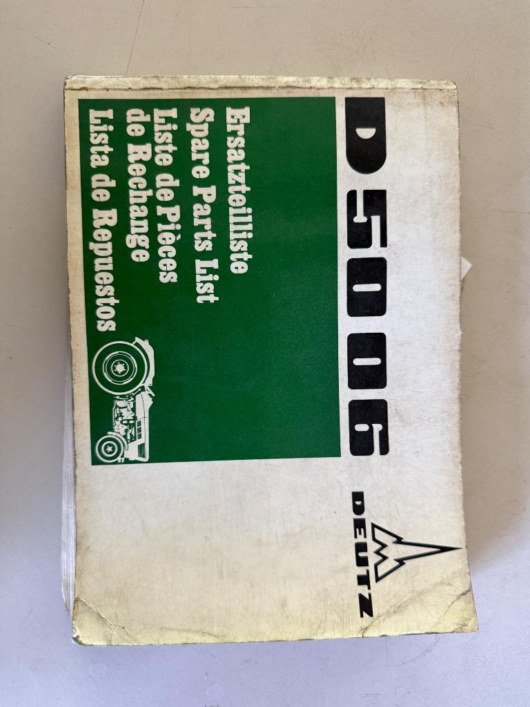 Onderdelen catalogus voor deutz 5006, Ophalen of Verzenden