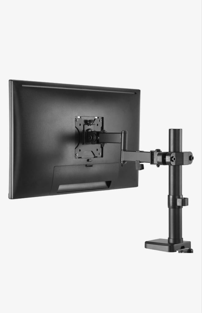 scherm steun met buizen klem, Computers en Software, Monitoren, Gebruikt, 60 Hz of minder, Draaibaar, Overige typen, Overige resoluties