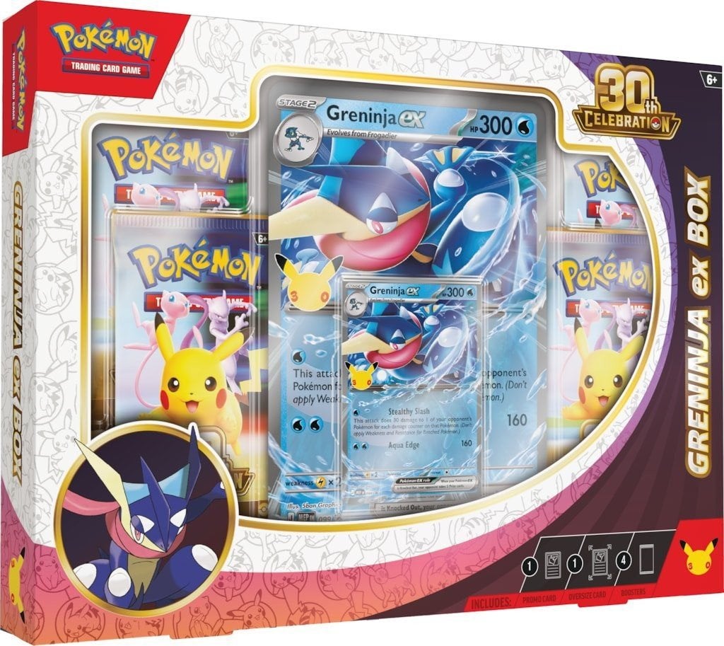Pokémon 30th Celebration Greninja Ex Box, Ophalen of Verzenden, Nieuw