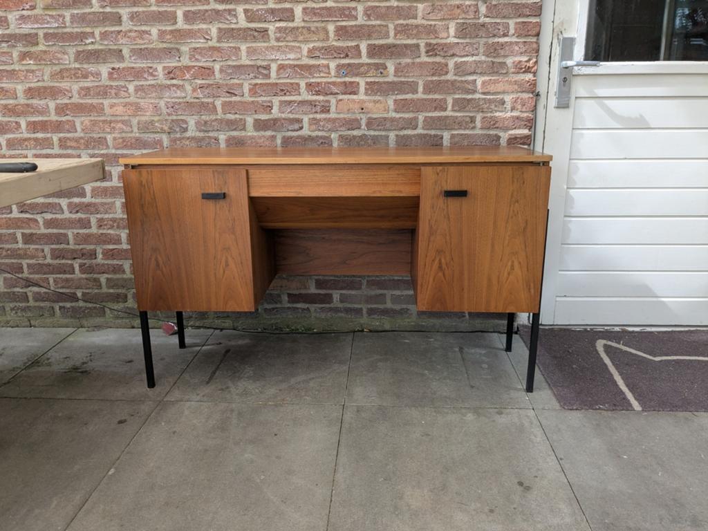 vintage midcentury bureau buro 60s, Huis en Inrichting, Bureaus, Ophalen, Gebruikt