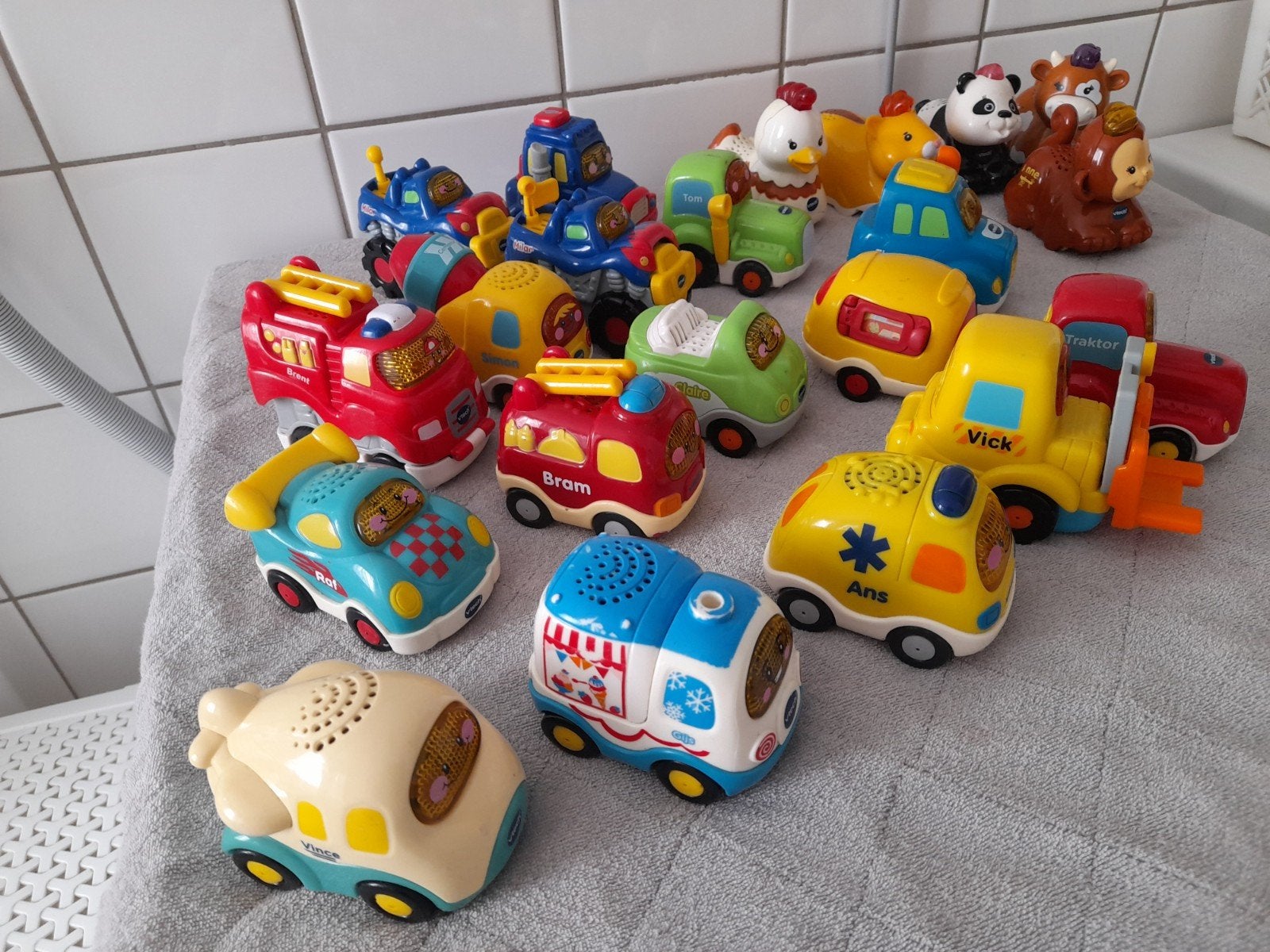 Grote collectie VTech Toet Toet Auto's en Zoef Zoef Dieren, Kinderen en Baby's, Ophalen of Verzenden, Gebruikt, 2 tot 4 jaar