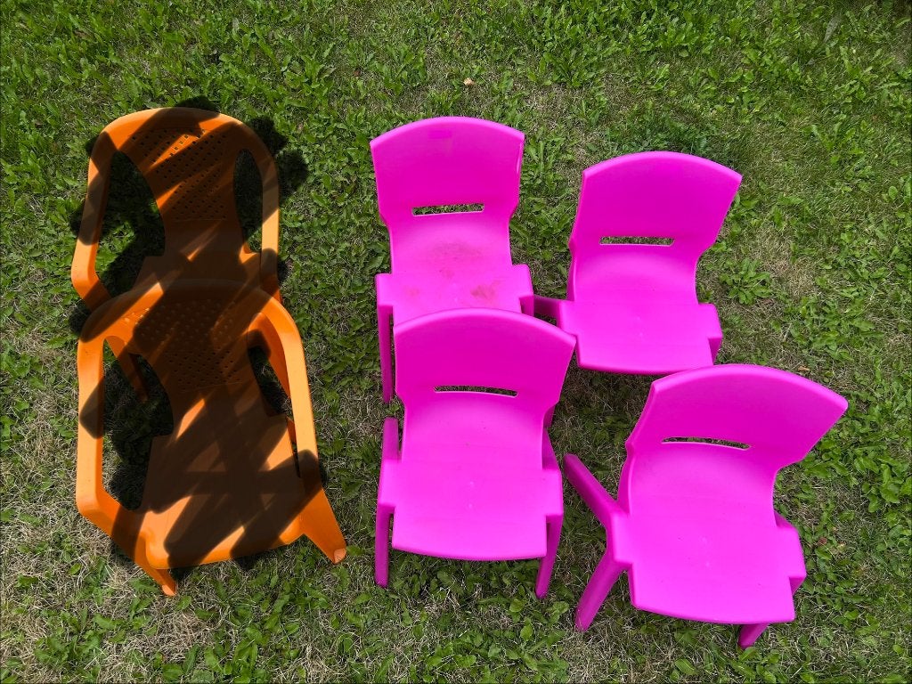 Tuinstoelen kind, Ophalen, Gebruikt