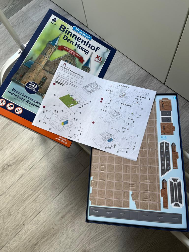 3D Gebouw Binnenhof Den Haag XL Versie, Hobby en Vrije tijd, Gezelschapsspellen | Bordspellen, Ophalen of Verzenden, Nieuw
