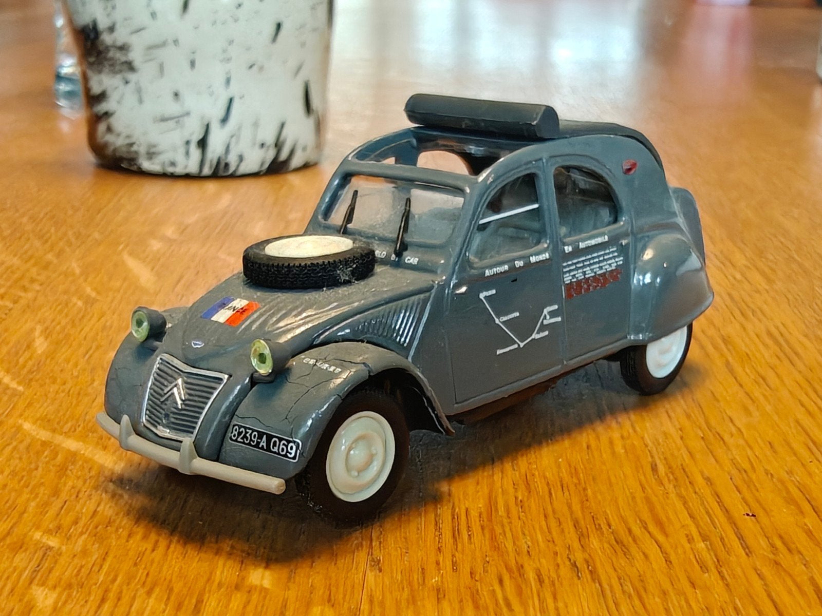 Norev Citroen 2CV AZLP Autotour du Monde EEND, Ophalen of Verzenden, Nieuw