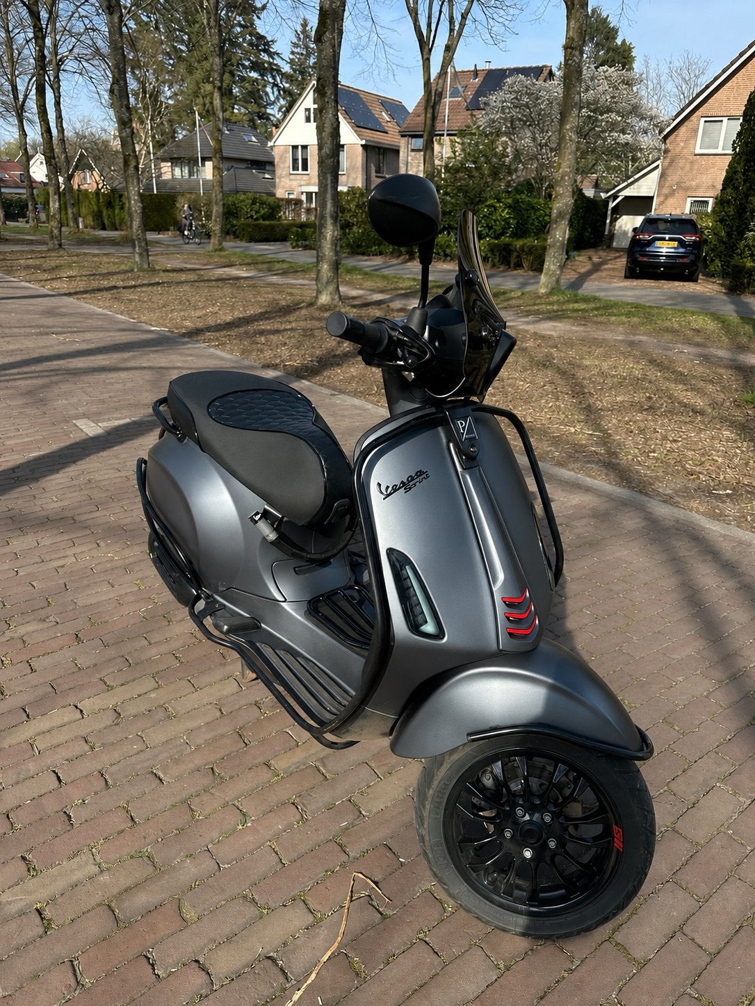 Vespa Sprint ZGAN | Grigio Titanio | Full Option, Ophalen, Vespa S, Zo goed als nieuw, Benzine