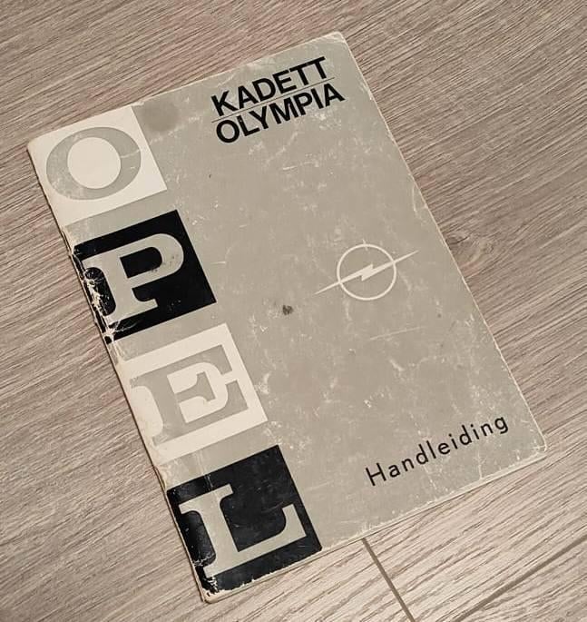 Originele Opel Kadett Olympia Handleiding eigenaarsboekje, Auto diversen, Handleidingen en Instructieboekjes, Ophalen of Verzenden