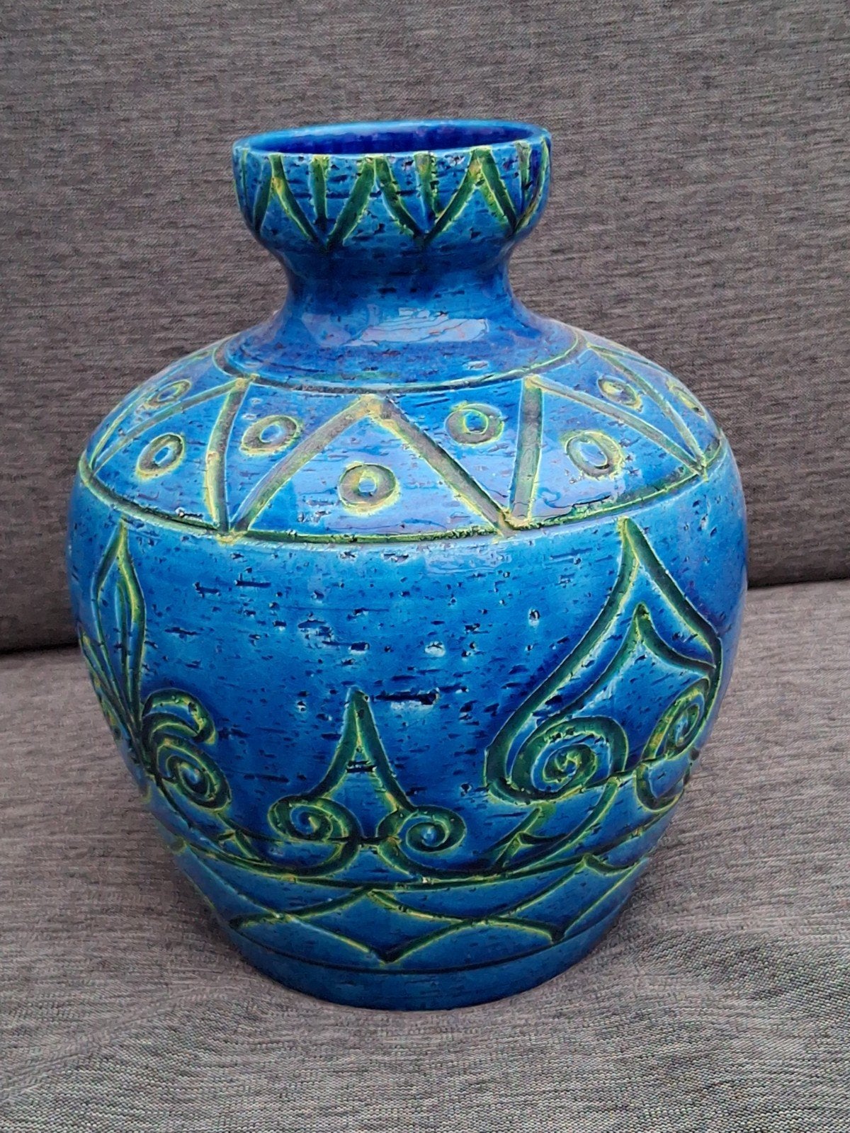 Aldo Londi Bitossi Rimini Blue Vaas - 27cm, Ophalen of Verzenden