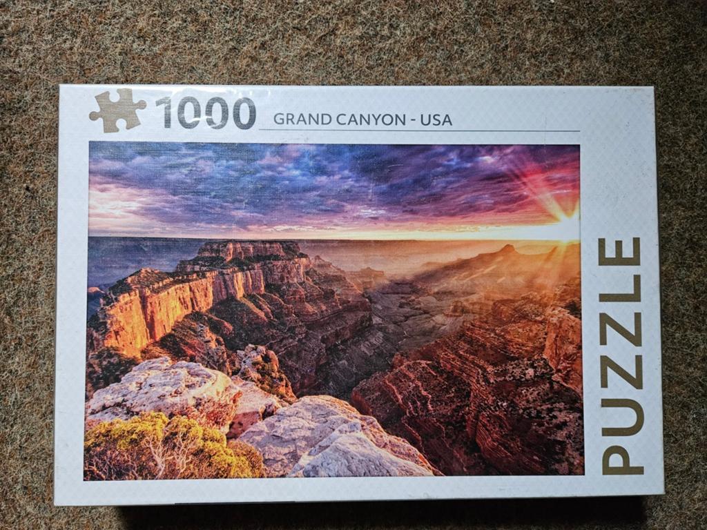 Legpuzzel Grand Canyon USA 1000 stukjes, Ophalen of Verzenden, 500 t/m 1500 stukjes, Zo goed als nieuw, Legpuzzel