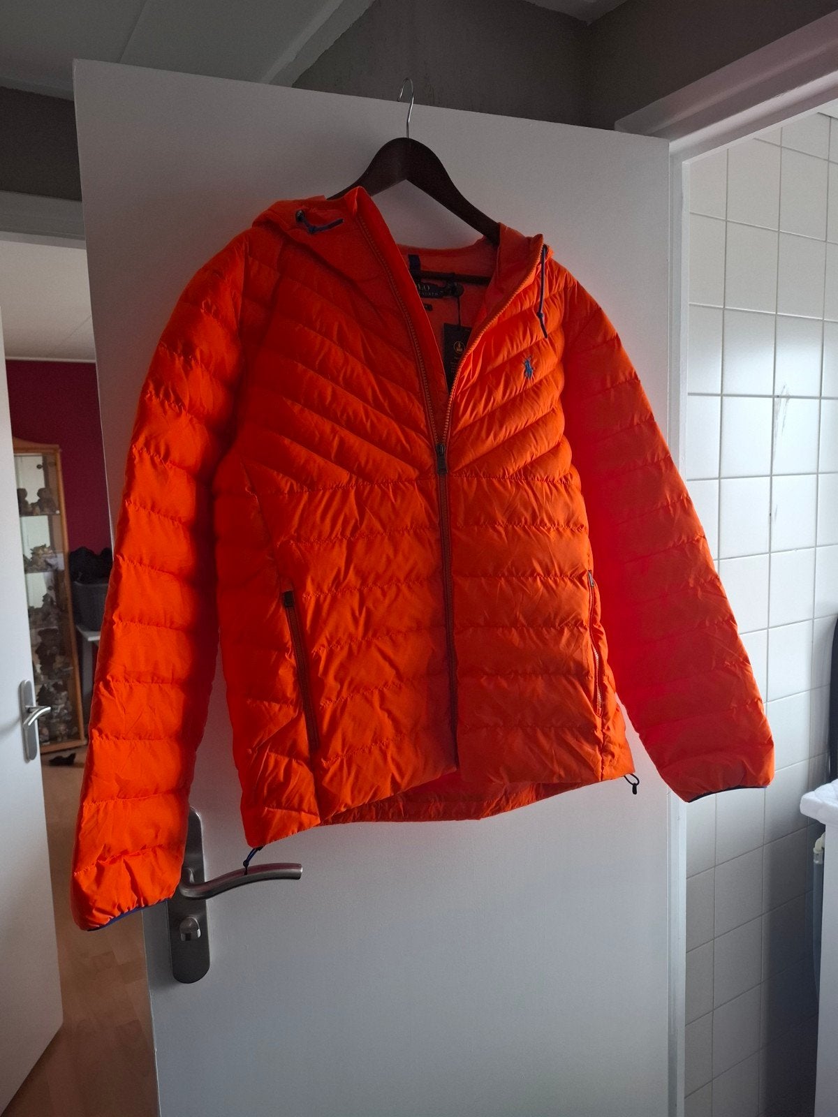 Polo Ralph Lauren Performance Packable Puffer Jas Oranje, Maat 48/50 (M), Nieuw, Oranje, Ophalen of Verzenden