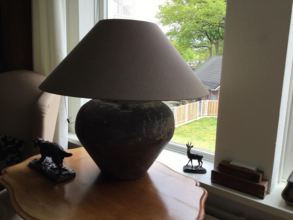 Mooie schemerlamp, z.g. Kruiklamp, Ophalen