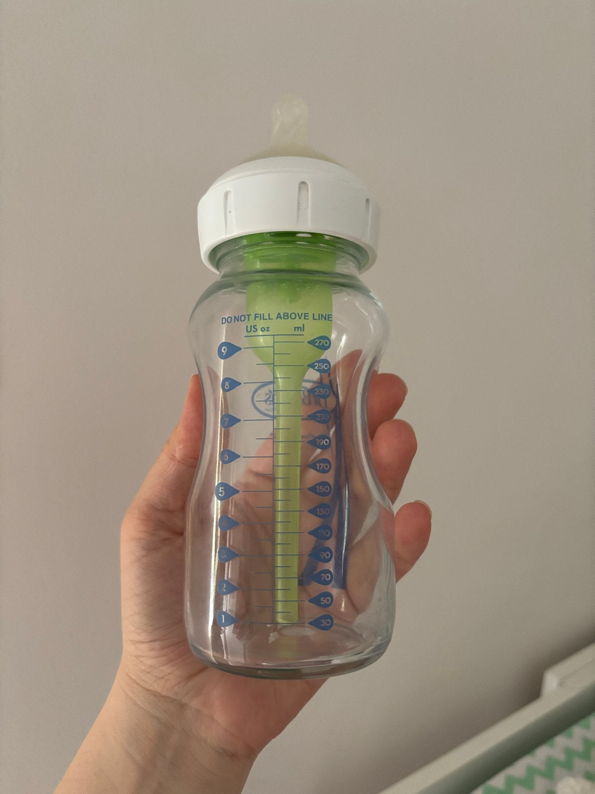Dr. Brown's Options+ glazen fles 270 ml, Ophalen of Verzenden, Zo goed als nieuw, Overige typen