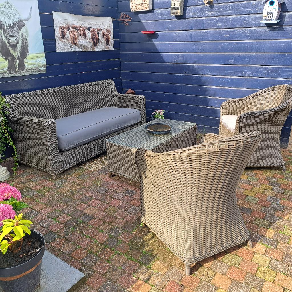 Tuin set, Tuin en Terras, Ophalen, Gebruikt, 5 zitplaatsen, Overige materialen