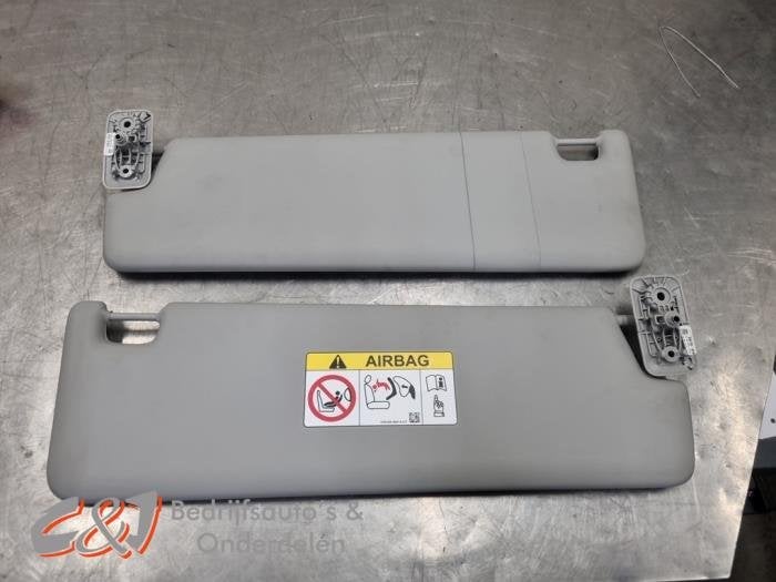 Zonneklep set van een Ford Transit Custom, Gebruikt, -, -, Ophalen of Verzenden