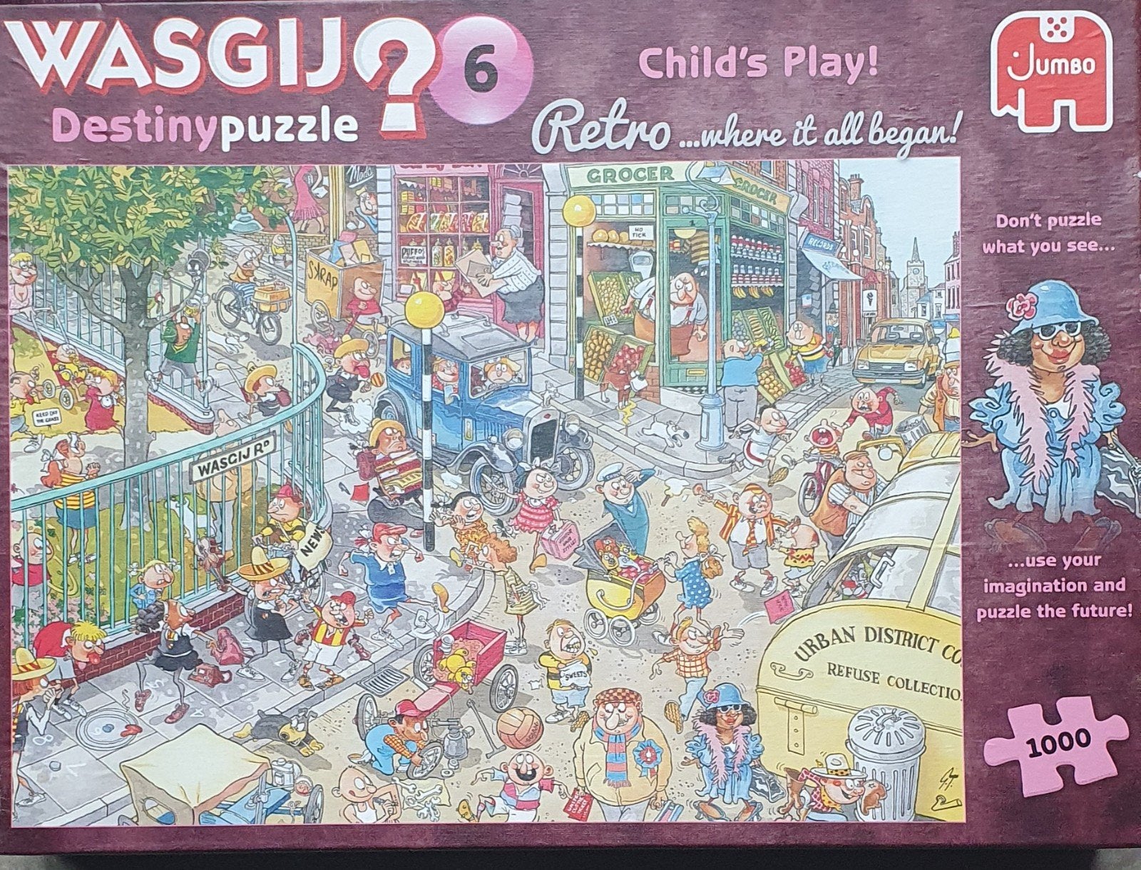 wasgij Destiny nr 6 € 6,00, Hobby en Vrije tijd, Ophalen, 500 t/m 1500 stukjes, Zo goed als nieuw, Legpuzzel