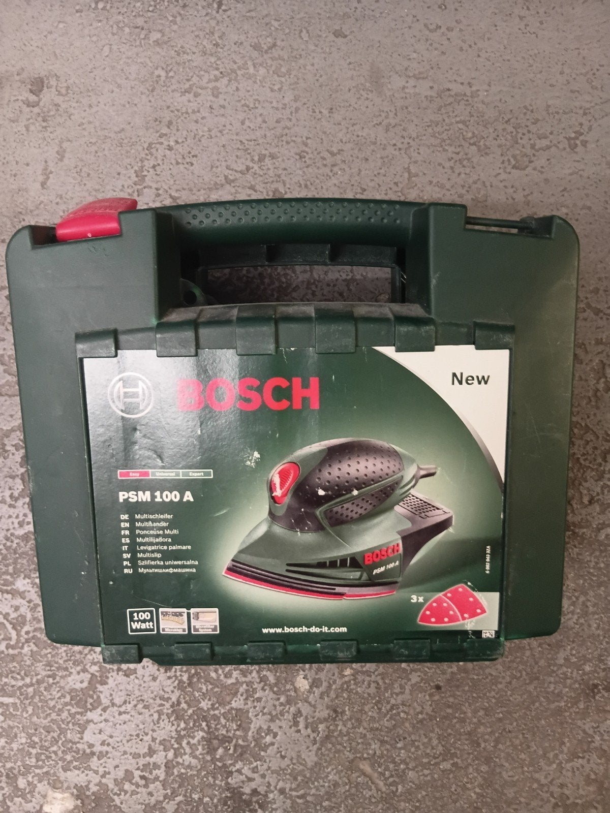Bosch PSM 100 A Multischuurmachine - Compact en Krachtig, Ophalen of Verzenden, Gebruikt, Minder dan 600 watt, Overige typen