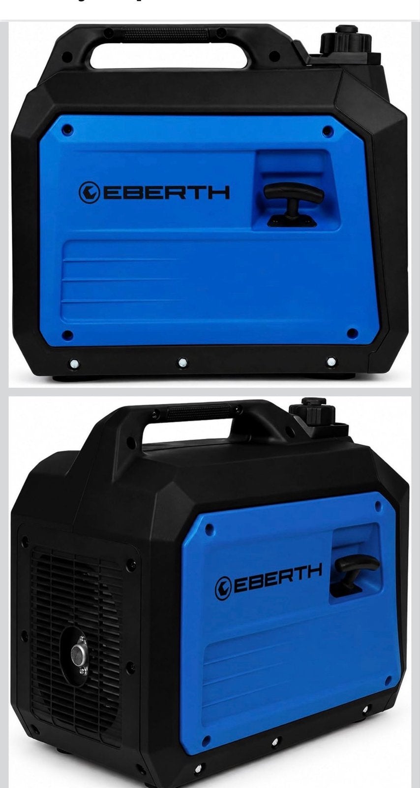 EBERTH Inverter Stroomgenerator 2000W - Stil en Draagbaar, Doe-het-zelf en Verbouw, Aggregaten, Benzine, Ophalen of Verzenden