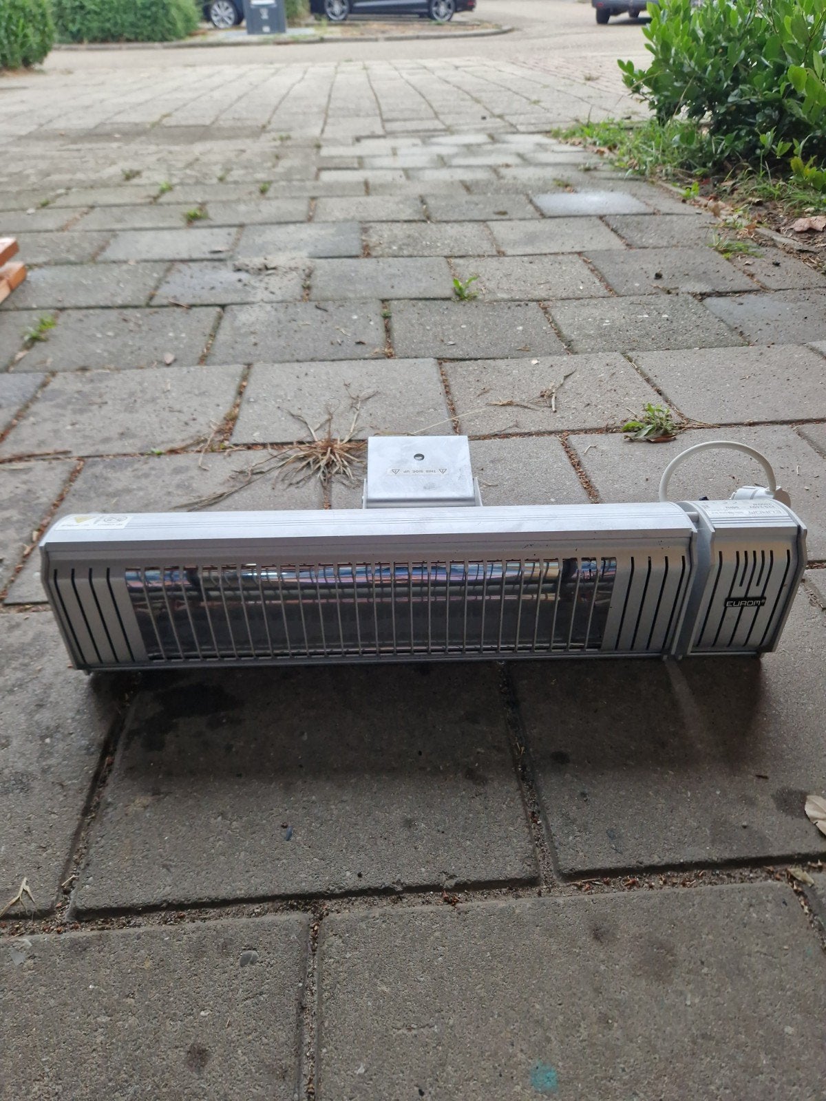 Eurom 2000W Terrasheater, Ophalen