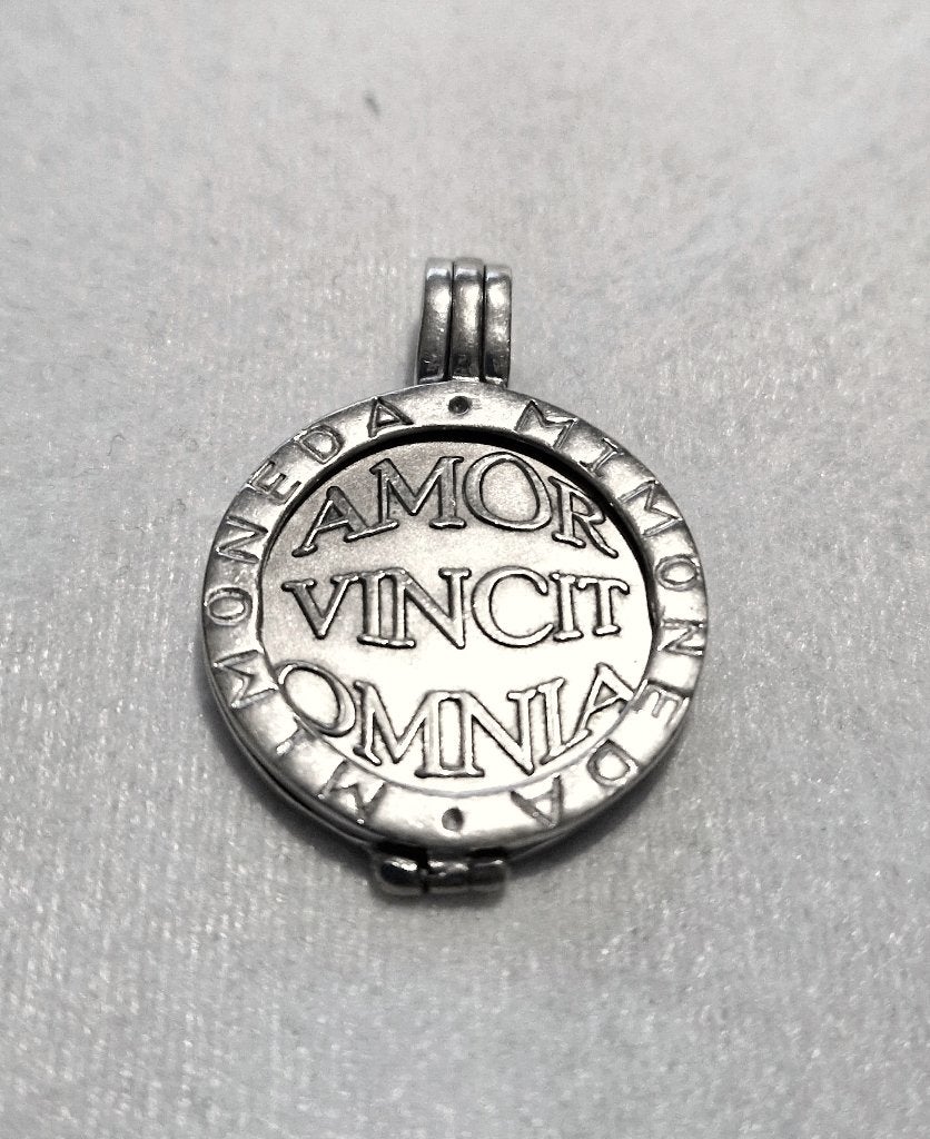 MI MONEDA zilveren (925) MAAT S hanger / pendant + 1 munt, Ophalen, Zo goed als nieuw, Zilver, Zilver