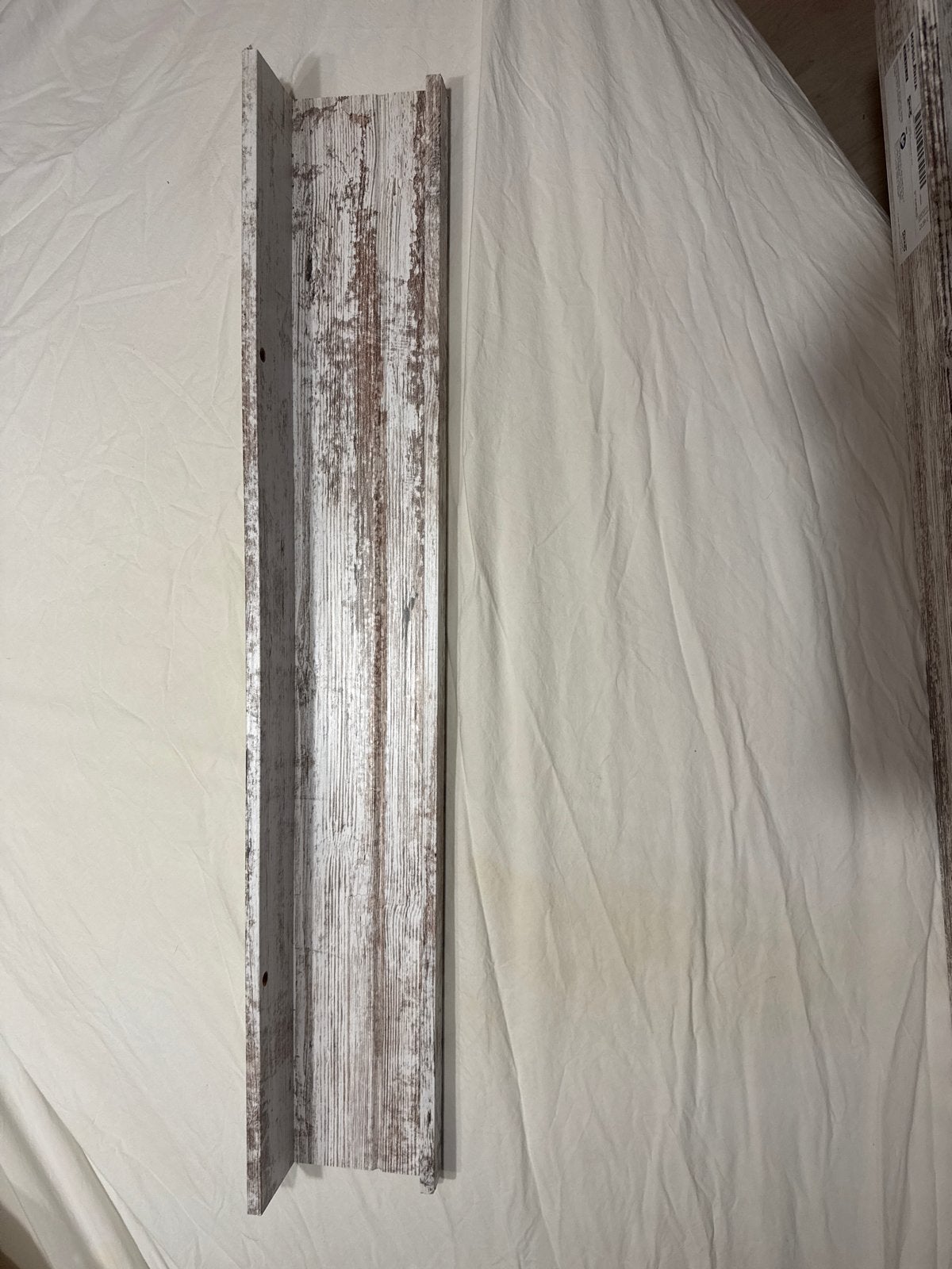 2 IKEA Mosslanda plankhouders - 115cm - Wit/Verweerd, Ophalen, Gebruikt