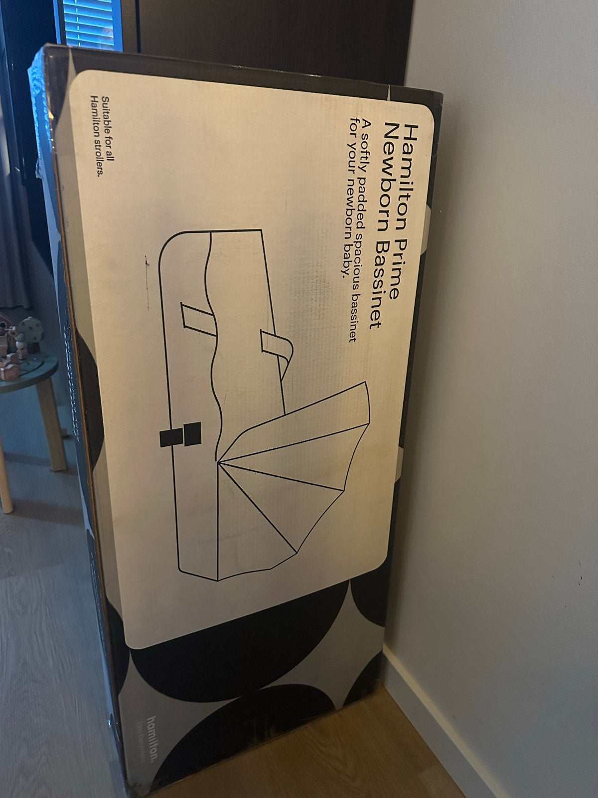 Hamilton Prime Reiswieg - Sand - Nieuw in doos, Nieuw, Ophalen of Verzenden, Met reiswieg, Kinderwagen