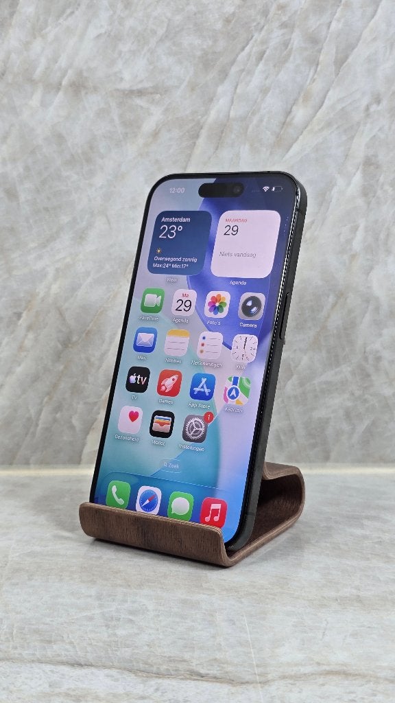 Apple iPhone 15 Pro 128GB Zwart, Telecommunicatie, Mobiele telefoons | Apple iPhone, 128 GB, ., Zwart, Ophalen of Verzenden