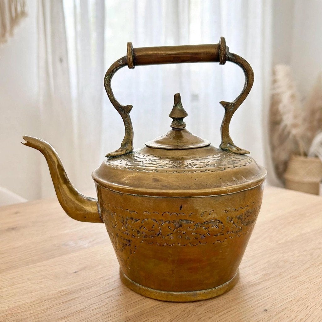 Antieke Marokkaanse Berrad Theepot, Ophalen of Verzenden