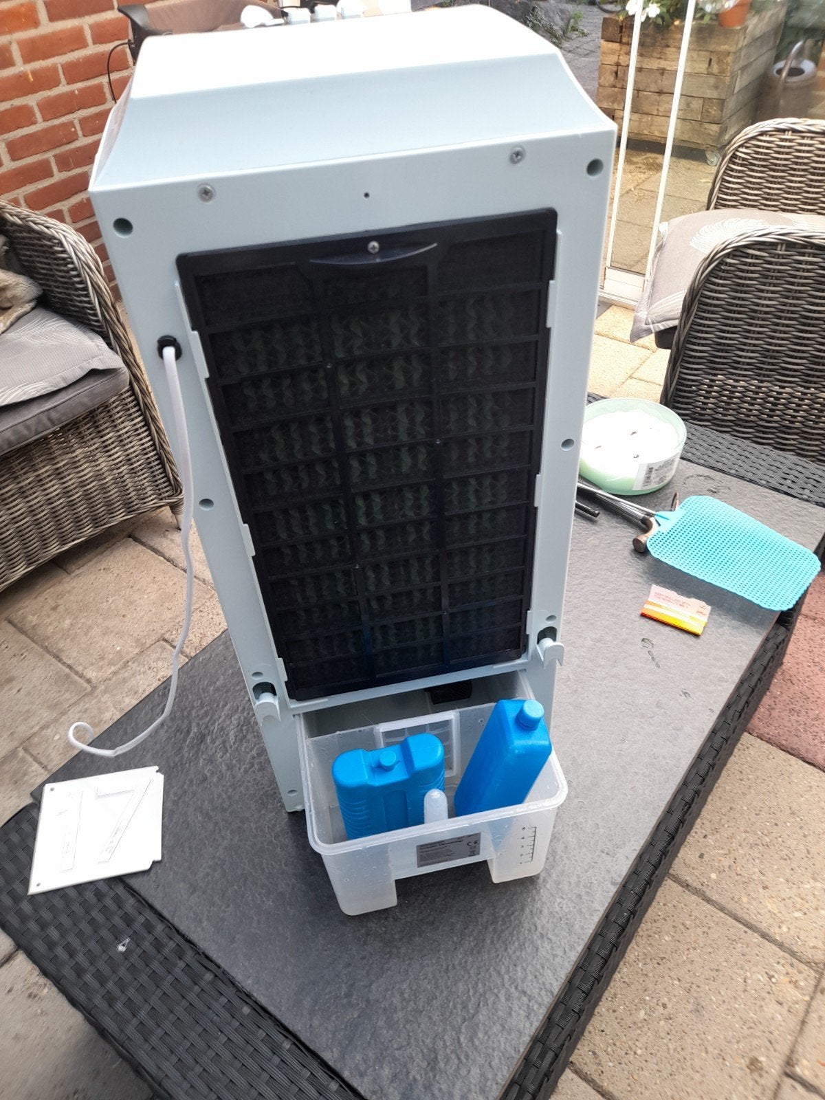 Monzana 4-in-1 Air Cooler met Koelelementen, Ophalen, Zo goed als nieuw