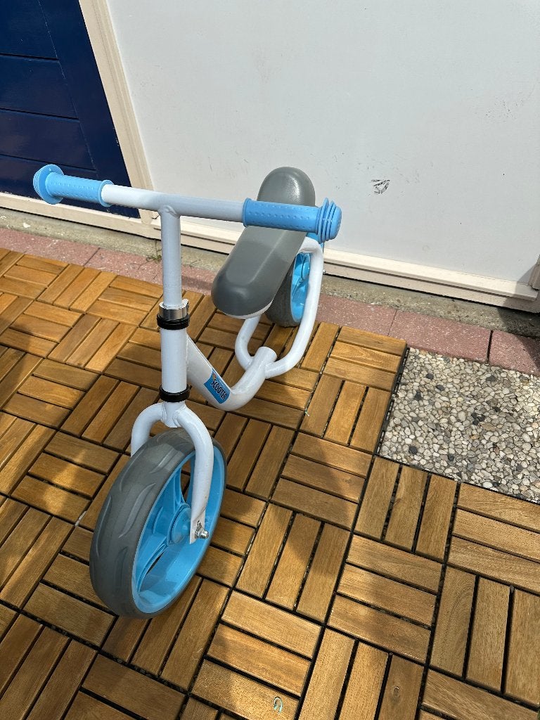 Max Speed Scooter loopfiets - Blauw, zo goed als nieuw, Ophalen, Zo goed als nieuw, Loopfiets