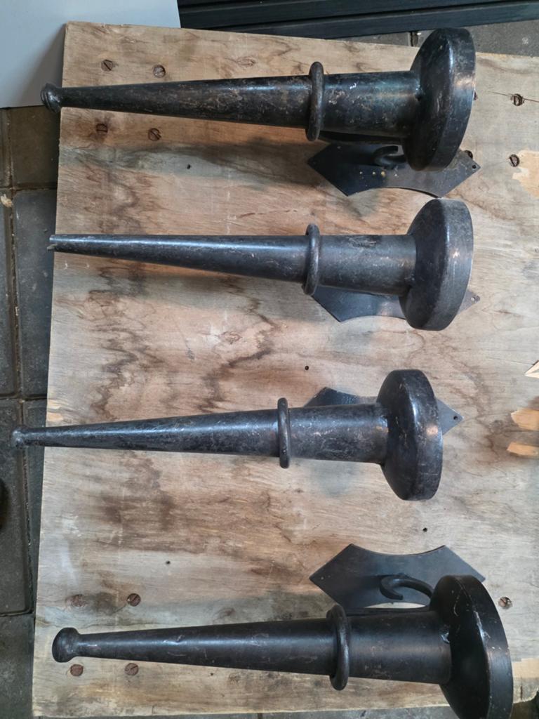 Mooi ouderwetse kaarsen muurhanger., Ophalen of Verzenden, Overige materialen, Minder dan 25 cm