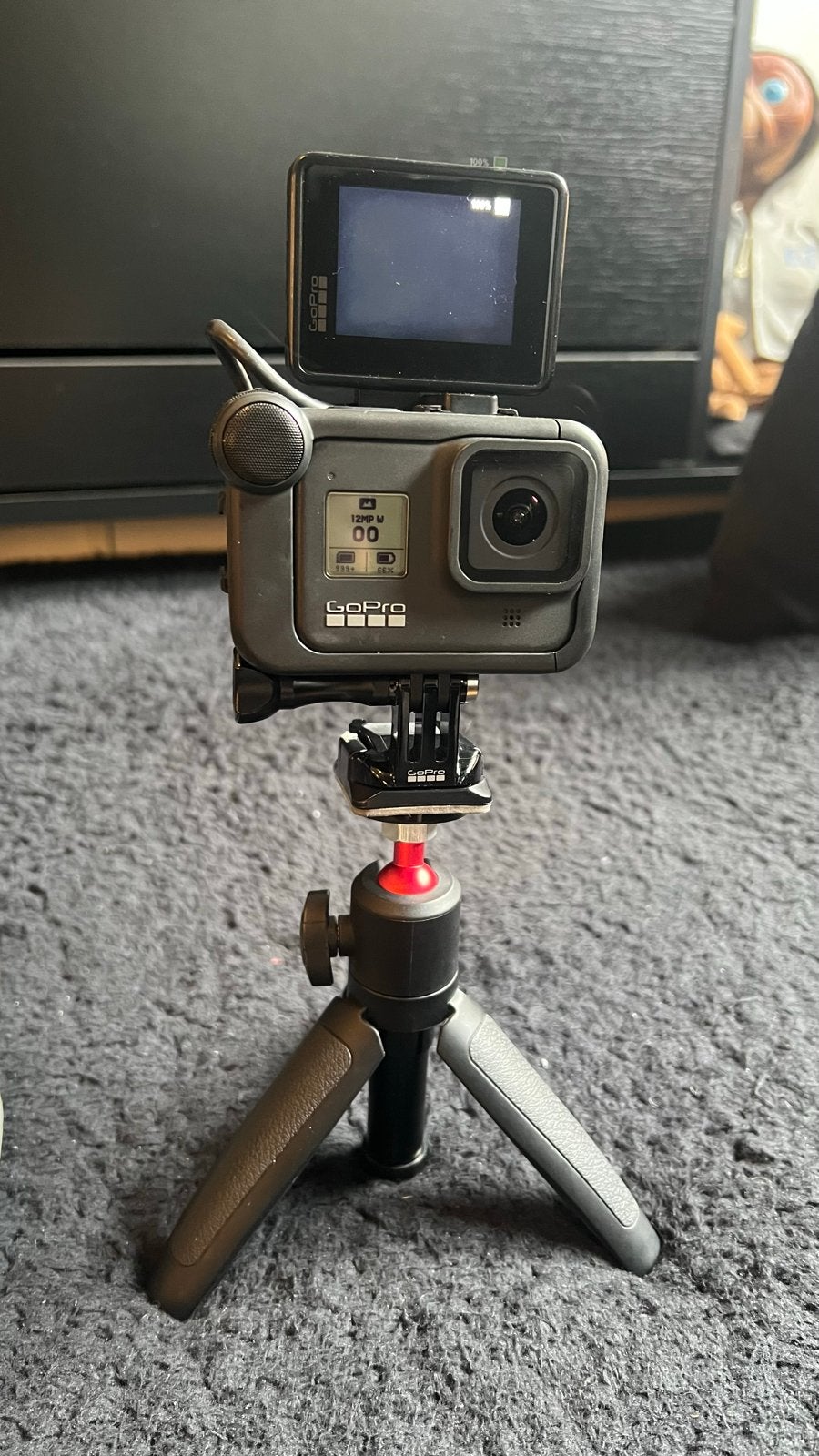 GoPro Hero 8 Black met Media Mod en accessoires, Ophalen of Verzenden, Zo goed als nieuw, GoPro