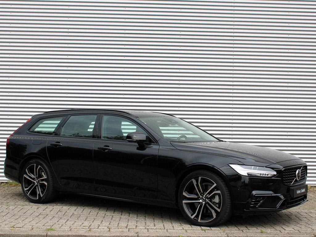 Volvo V90 2.0 T8 Plug-in hybrid AWD Ultra Dark Automaat / Pa, Automaat, 4 cilinders, 180 min, Zwart