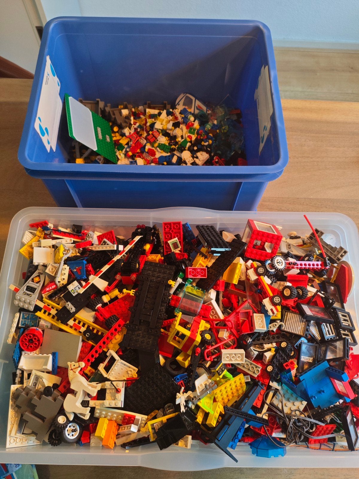 12.2 kg Lego en stapel boekjes partij, Gebruikt, Lego, Ophalen of Verzenden, Losse stenen