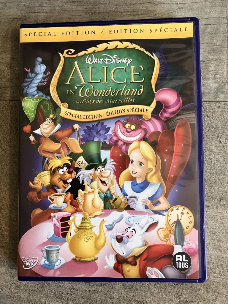 Alice In Wonderland (Special Edition), Cd's en Dvd's, Dvd's | Tekenfilms en Animatie, Tekenfilm, Ophalen of Verzenden, Zo goed als nieuw