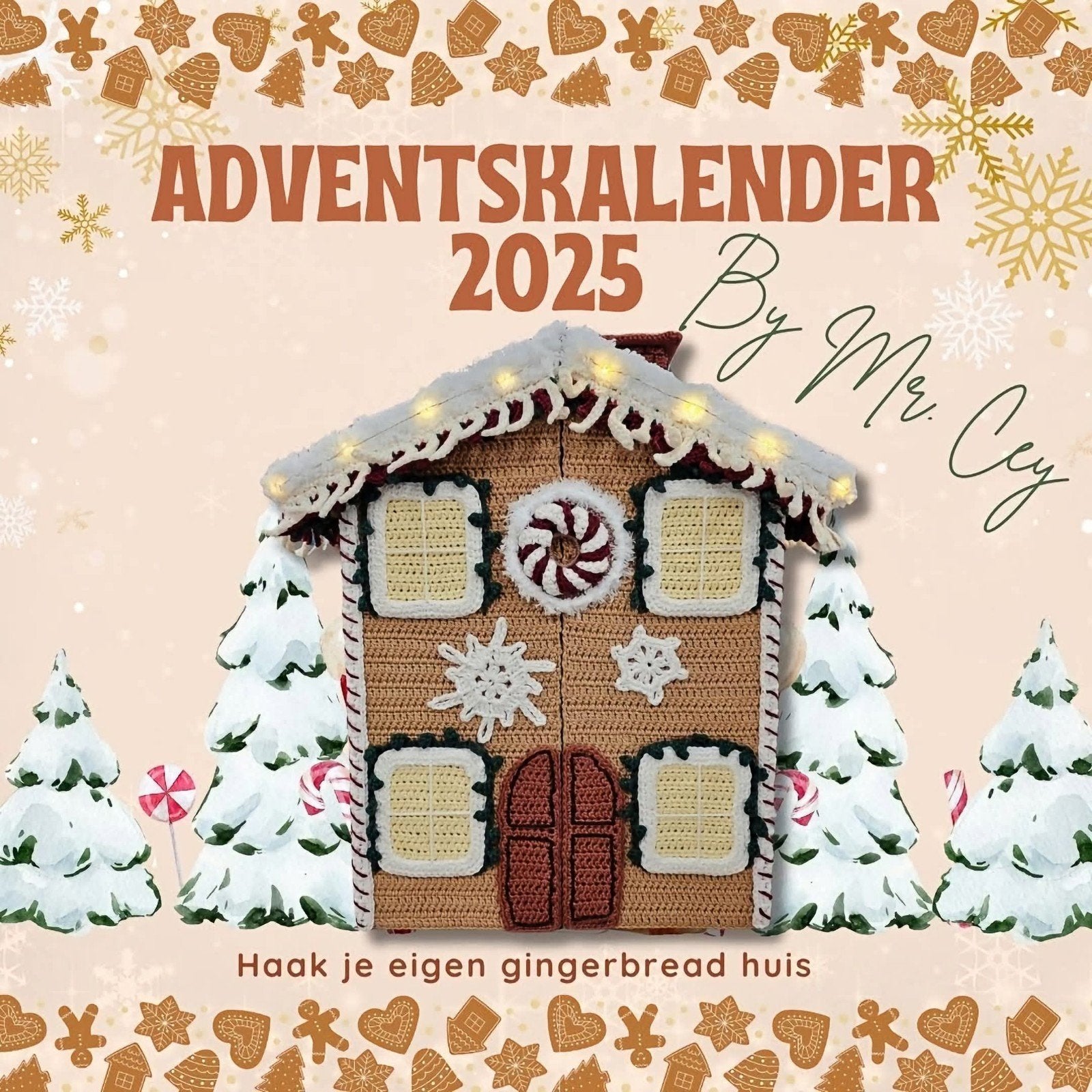 Adventskalender Mr. Cey 2025 - nieuw!, Hobby en Vrije tijd, Breien en Haken, Ophalen of Verzenden, Nieuw, Haken, Wol of Garen