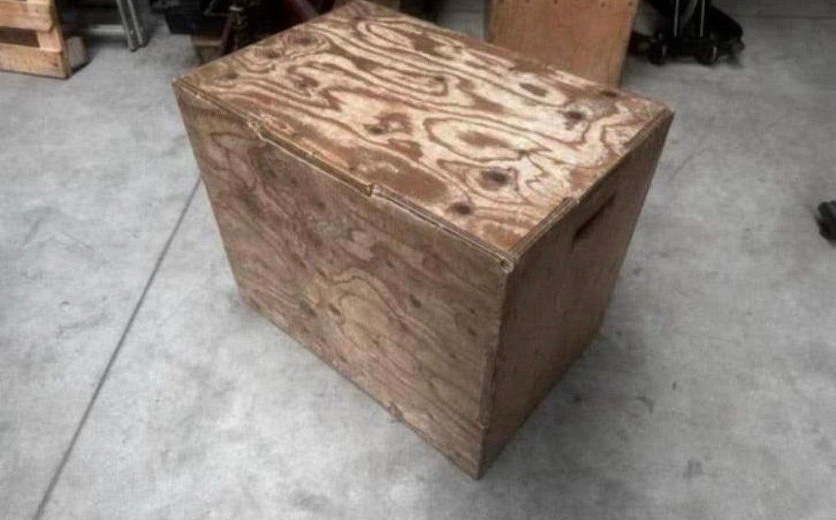 Houten Plyo Box 3-1 - Afmeting: - 50 x 60 x 75 cm, Sport en Fitness, Ophalen, Gebruikt, Overige typen