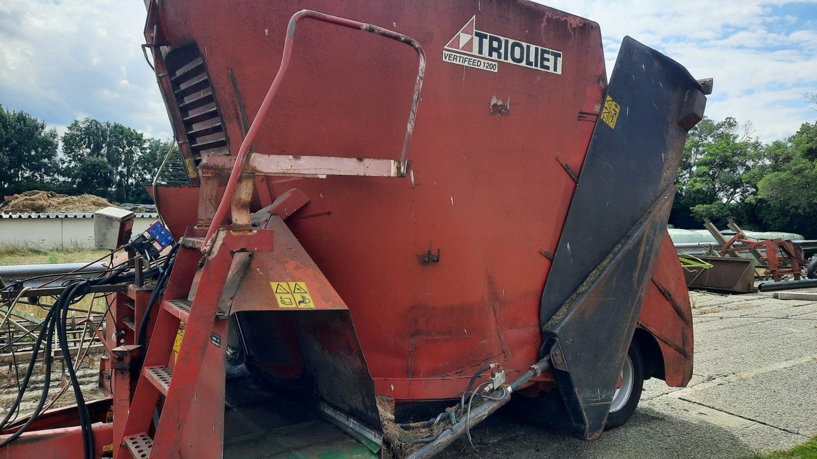 Trioliet Fertifeed1200, Ophalen, Vee
