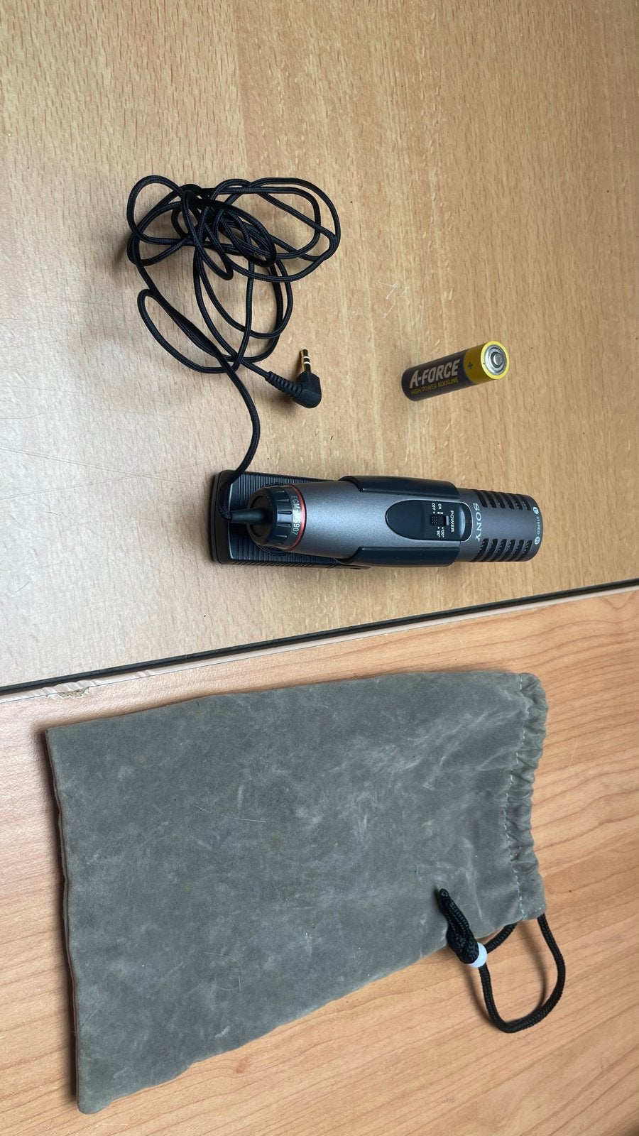 Sony ECM-MS907 Stereo Microfoon met Mini Jack, Ophalen of Verzenden, Gebruikt, Overige typen