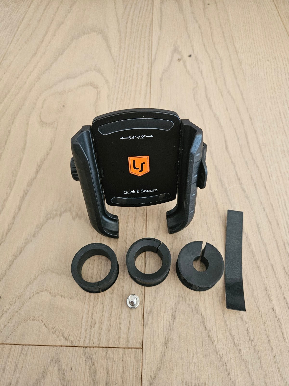 Telefoonhouder Klemsluiting- inclusief 3 ringen., Ophalen of Verzenden, Nieuw, Fiets