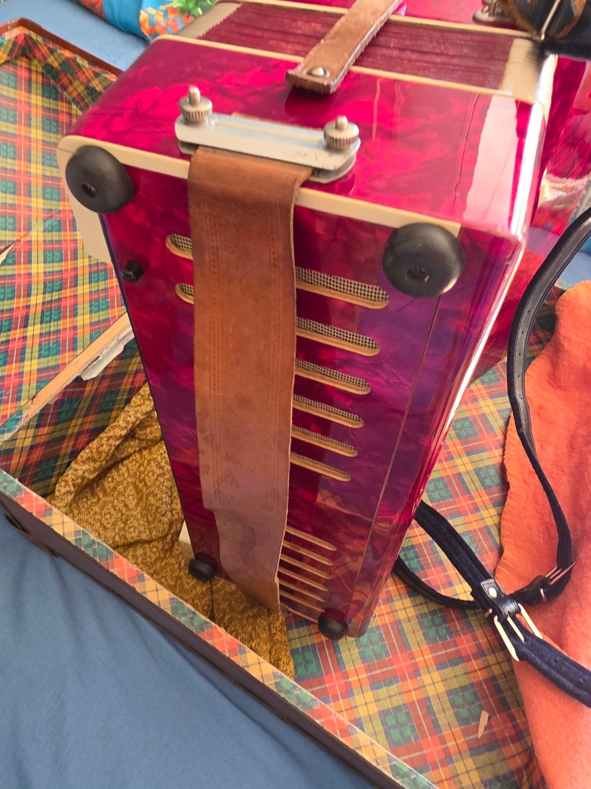 mooie 80 bass acordion, Ophalen of Verzenden, 80-bas