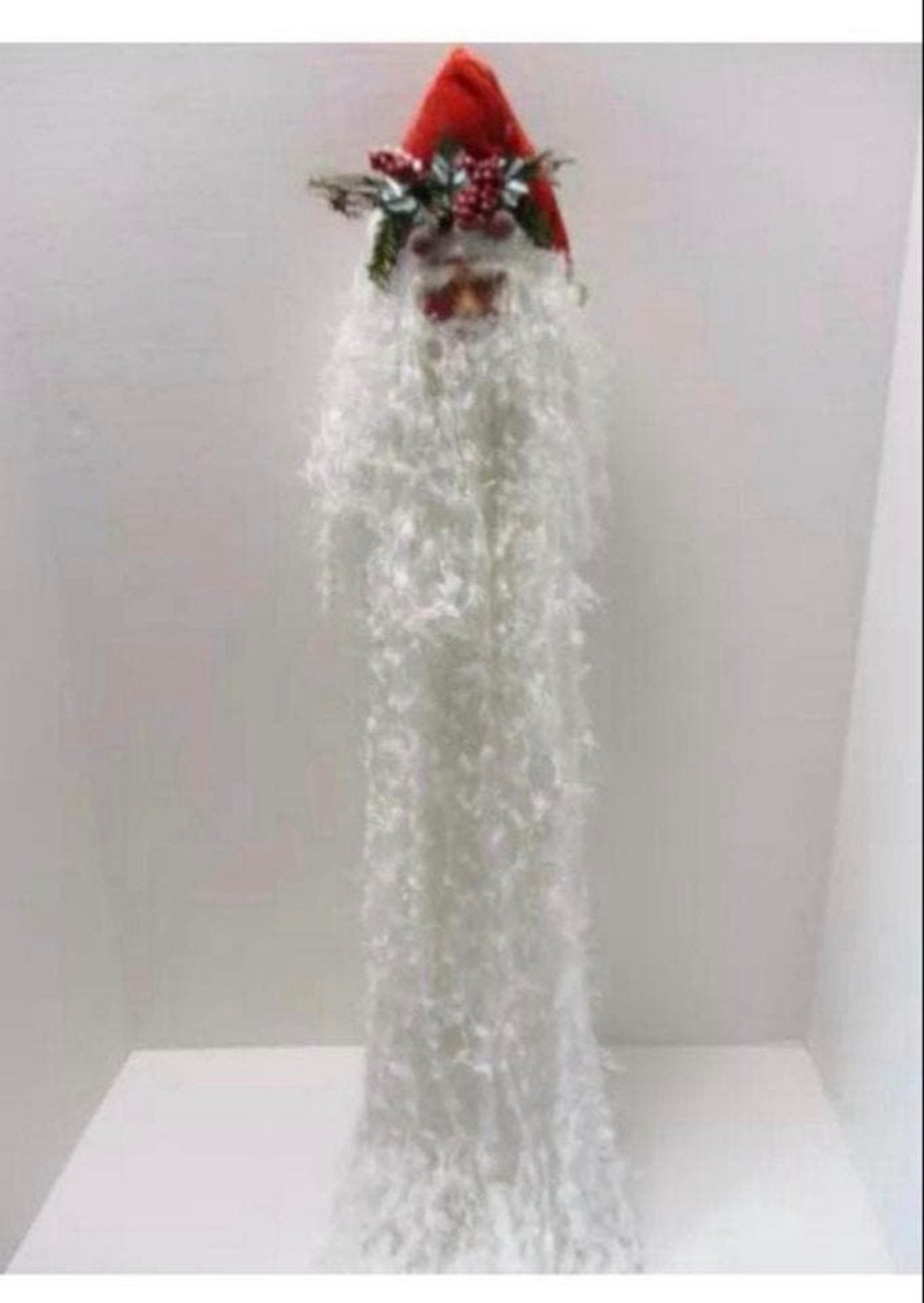 Kerstman lange baard hangend 2 stuks, Ophalen of Verzenden